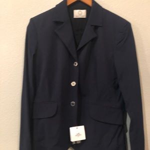 Hermès navy hunt coat/blazer women’s 44.